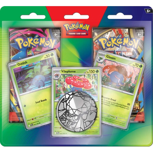 Pokemon TCG Enhanced 2-Pack Blister 2026 - FT. Oddish, Gloom , and Vileplume