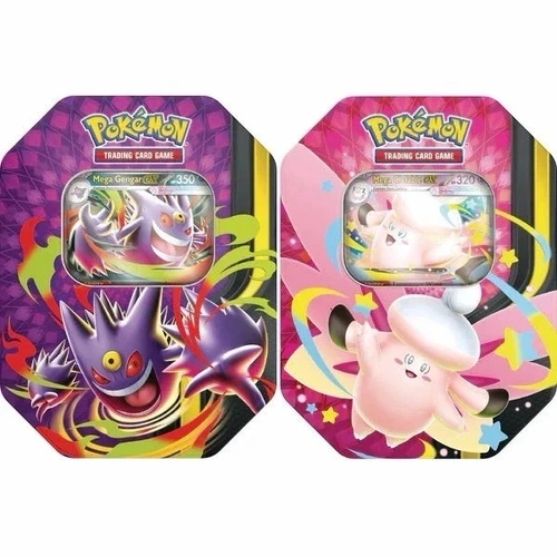POKEMON TCG Mega Moonlight Tin - Gengar & Clefable