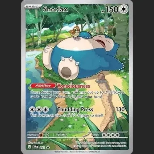  SNORLAX SVP051 Black Star Promo UNSEALED