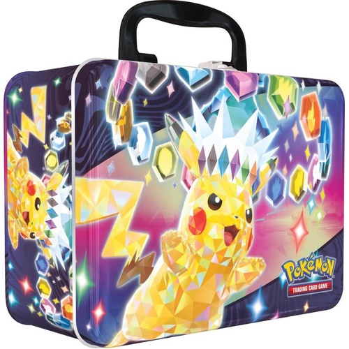 Pokemon TCG NOV 2024 Surging Sparks Collector Chest Tin Factory Sealed!