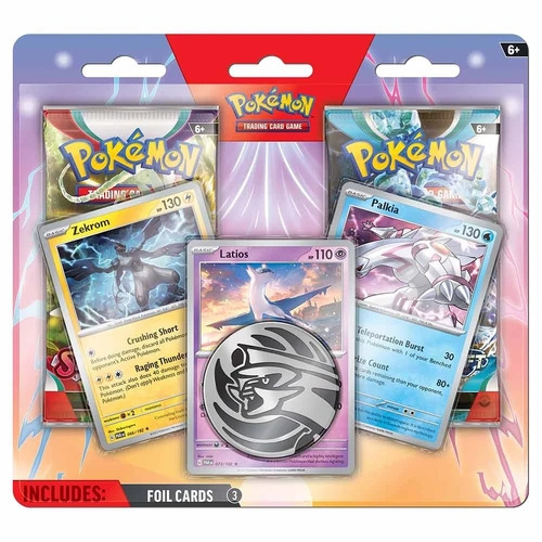 Pokemon TCG Enhanced 2 PK Blisters - Latios, Zekrom, Palkia 