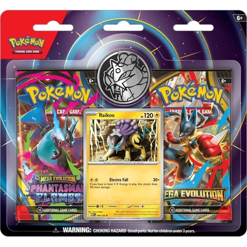 Pokemon TCG: 2 PacK Blister 26Q1 - Raikou