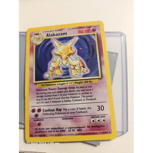 Alakazam - 1/102 - Holo Unlimited PL