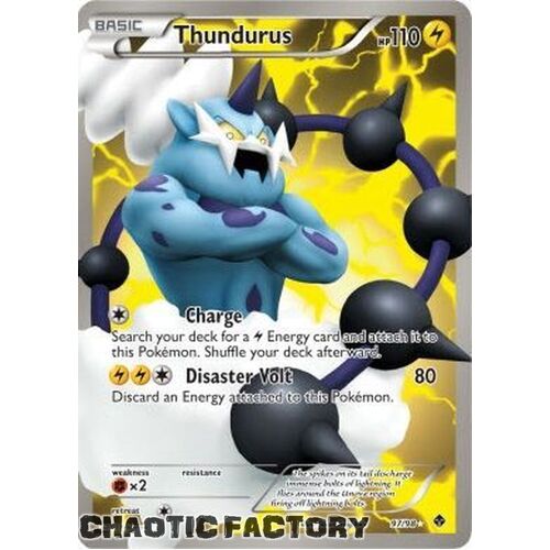 Thundurus - 97/98 - Ultra Rare NM