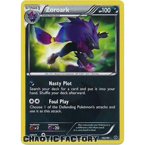 Zoroark - 102/99 - Secret Rare LP