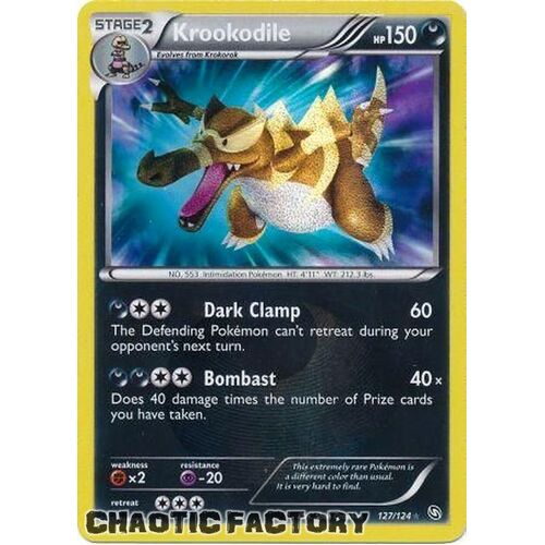 Krookodile - 127/124 - Secret Rare NM