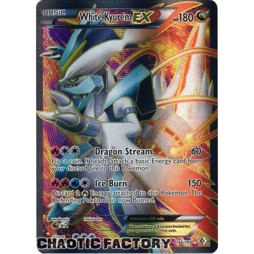 White Kyurem EX - 146/149 - Full Art Ultra Rare LP