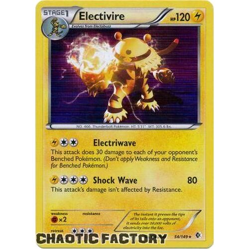 Electivire - 54/149 - Holo Rare NM