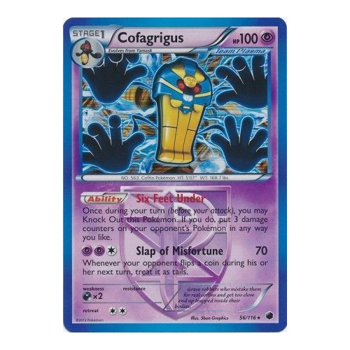 Cofagrigus - 56/116 - Holo Rare NM