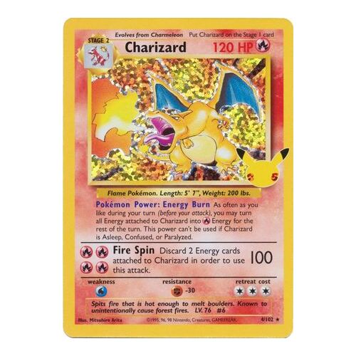 Charizard - 4/102 - Holo Rare Classic Collection NM