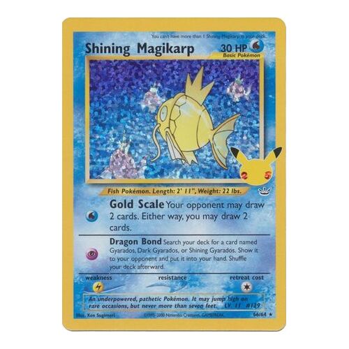 Shining Magikarp - 66/64 - Holo Rare NM CELEBRATIONS