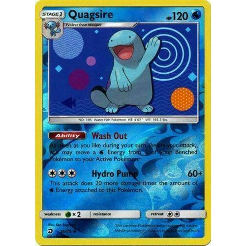 Quagsire Reverse Holo 26/70 DRAGON MAJESTY NM