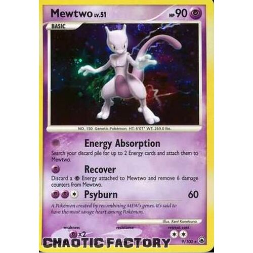 Mewtwo - 9/100 - Holo Rare NM