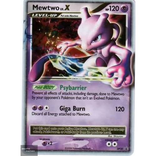 Pokemon Mewtwo Lv. X - DP28 - Ultra Rare NM