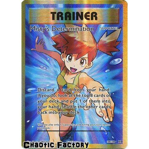 Misty's Determination - 108/108 - Full Art Ultra Rare NM