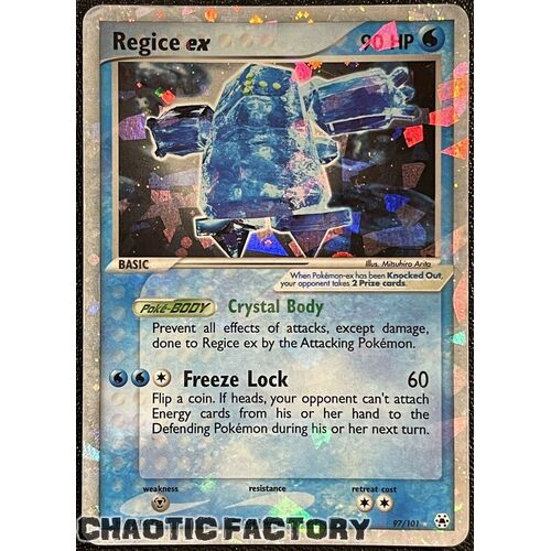 Regice ex - 97/101 - Ultra-Rare LP