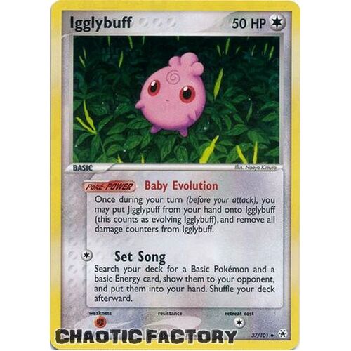 Igglybuff - 37/101 - Uncommon Reverse Holo NM