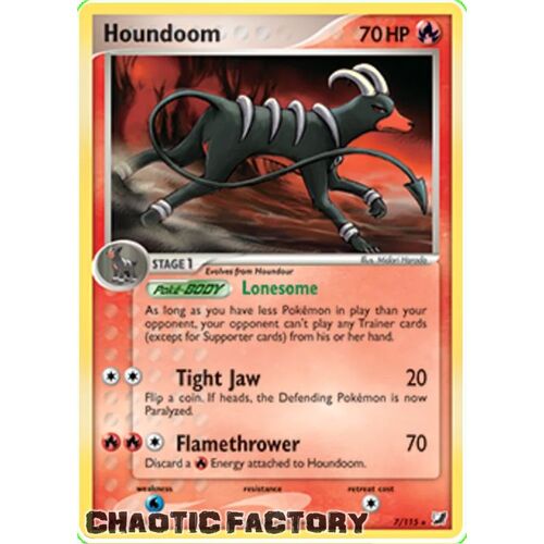 Houndoom - 7/115 - Holo Rare NM
