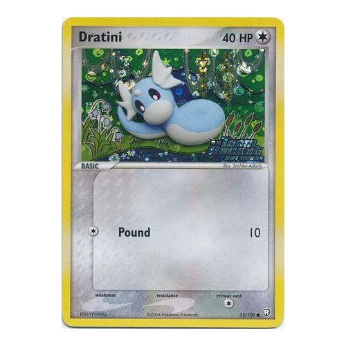 2004 EX Team Rocket Returns Dratini Reverse Foil 52/109 NM 