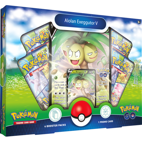 Pokemon GO Alolan Exeggutor V Collection Box 