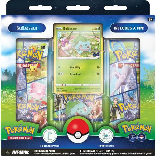 POKEMON TCG Pokémon GO Pin Collection - Bulbasaur