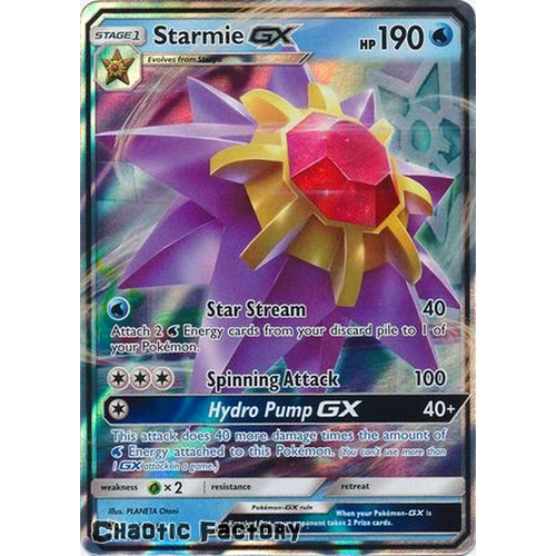 Starmie GX - 14/68 - Ultra Rare NM