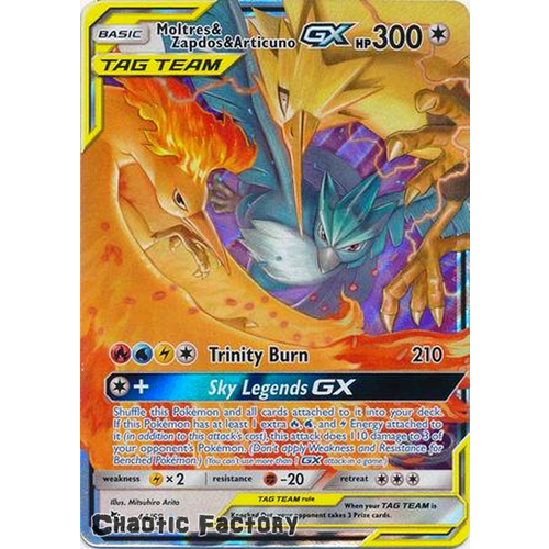 Moltres & Zapdos & Articuno GX - 44/68 - Ultra Rare NM