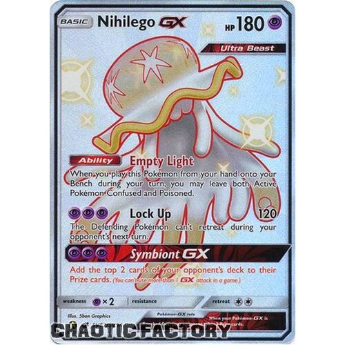 Nihilego GX - SV62/SV94 - Shiny Ultra Rare NM