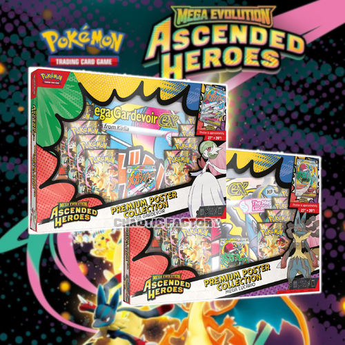 Pokemon Ascended Heroes Premium Poster Collection - SET OF 2