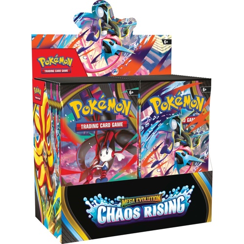 PREORDER Pokemon TCG Mega Evolutions 4 Chaos Rising Booster Box