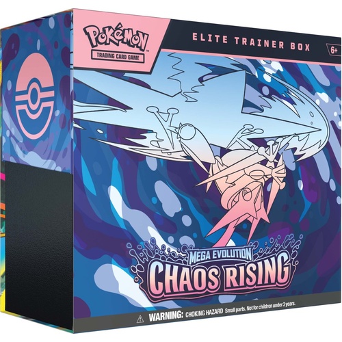 PREORDER Pokemon TCG Mega Evolutions 4 Chaos Rising Elite Trainer Box