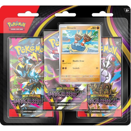Pokemon TCG Mega Evolutions 5 Three Booster Blister