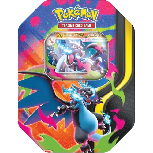 Mega Charizard Tin - Mega X ex
