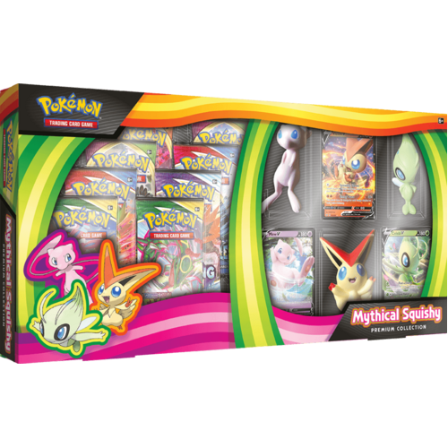 Pokemon TCG Mythical Squishy Premium Collection Box