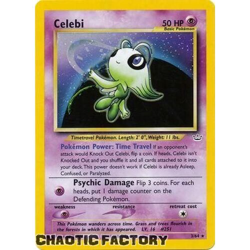 Celebi - 3/64 - Holo Unlimited LP