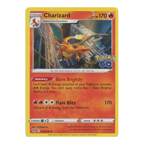 Charizard - 010/078 - Holo Rare NM