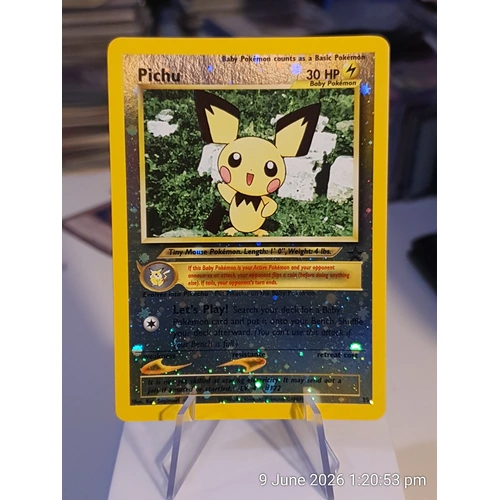 Pichu - 35 - Reverse Rare Black Star Promo NM
