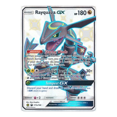 Rayquaza GX - 177a/168 - Shiny Promo NM