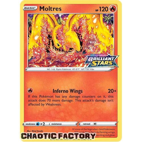 Moltres - SWSH185 - Prerelease Promo NM