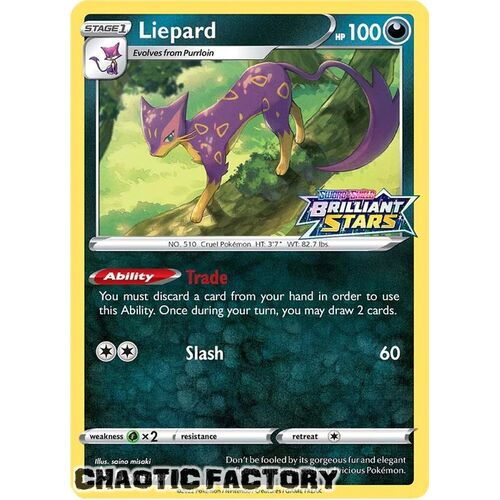 Liepard - SWSH187 - Prerelease Promo NM