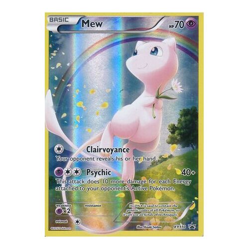 POKEMON TCG Mew - XY110 - Holo Promo Generation LP