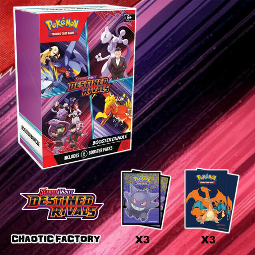 Pokemon TCG Destined Rivals Booster Bundle x Accesory