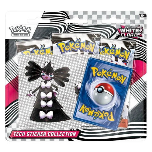 Pokemon TCG Scarlet & Violet 10.5 White Flare Tech Sticker Blister