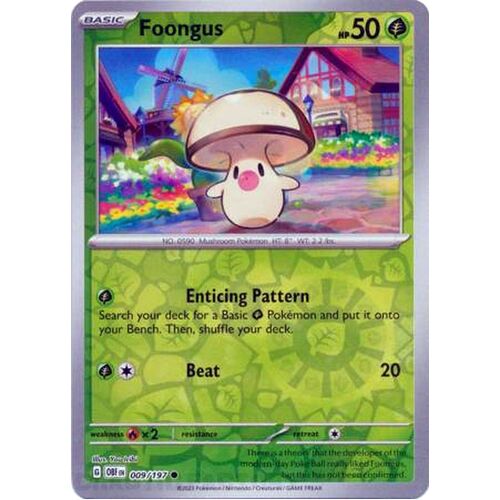 Foongus - 009/197 - Common Reverse Holo NM