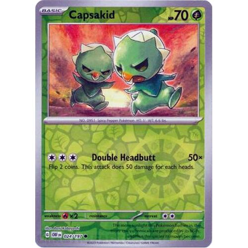 Capsakid - 024/197 - Common Reverse Holo NM