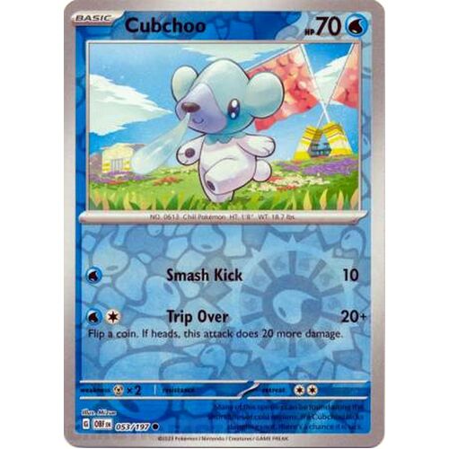 Cubchoo - 053/197 - Common Reverse Holo NM