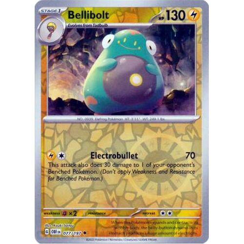Bellibolt - 077/197 - Uncommon Reverse Holo NM