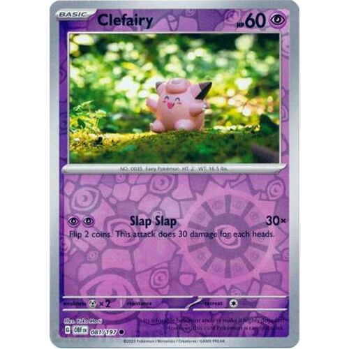 Clefairy - 081/197 - Common Reverse Holo NM