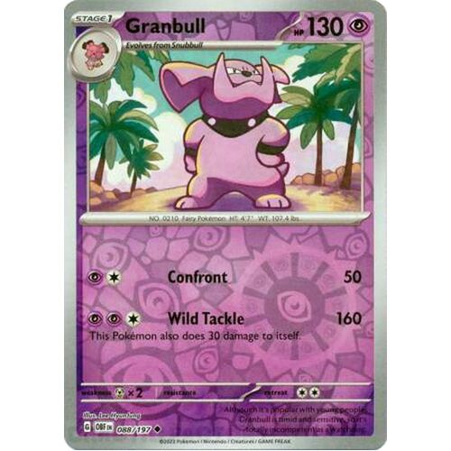 granbull - 088/197 - unCommon Reverse Holo NM