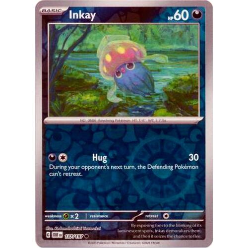 Inkay - 137/197 - Common Reverse Holo NM